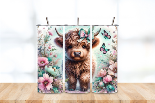 Highland Cow 20os Tumbler