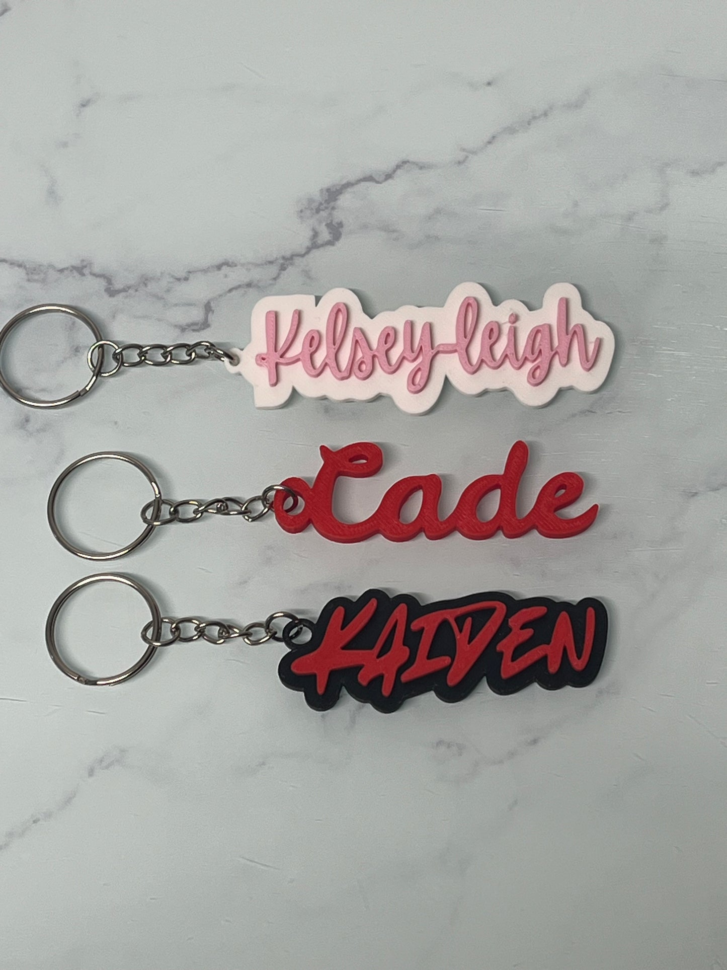 Personalised Name Keyring | 3D Printed