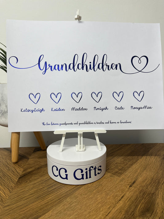 Grandchildren Foil Print