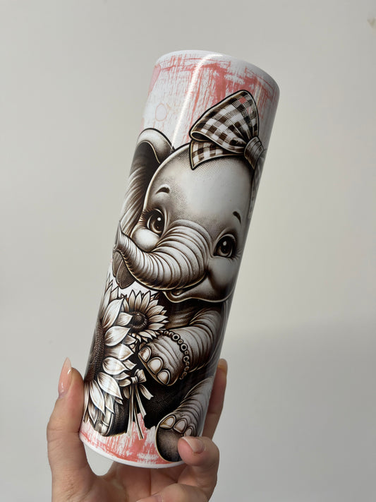 Cute Baby Elephant 20oz Tumbler